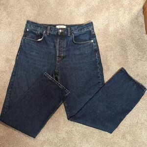 Madewell Women's Longline Straight Dark Blue 28